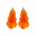 Layered Petal Drop Earrings