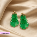 Layered Petal Drop Earrings - detail view 9