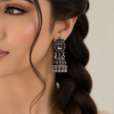 Royal Heritage Oxidised Silver Necklace Set