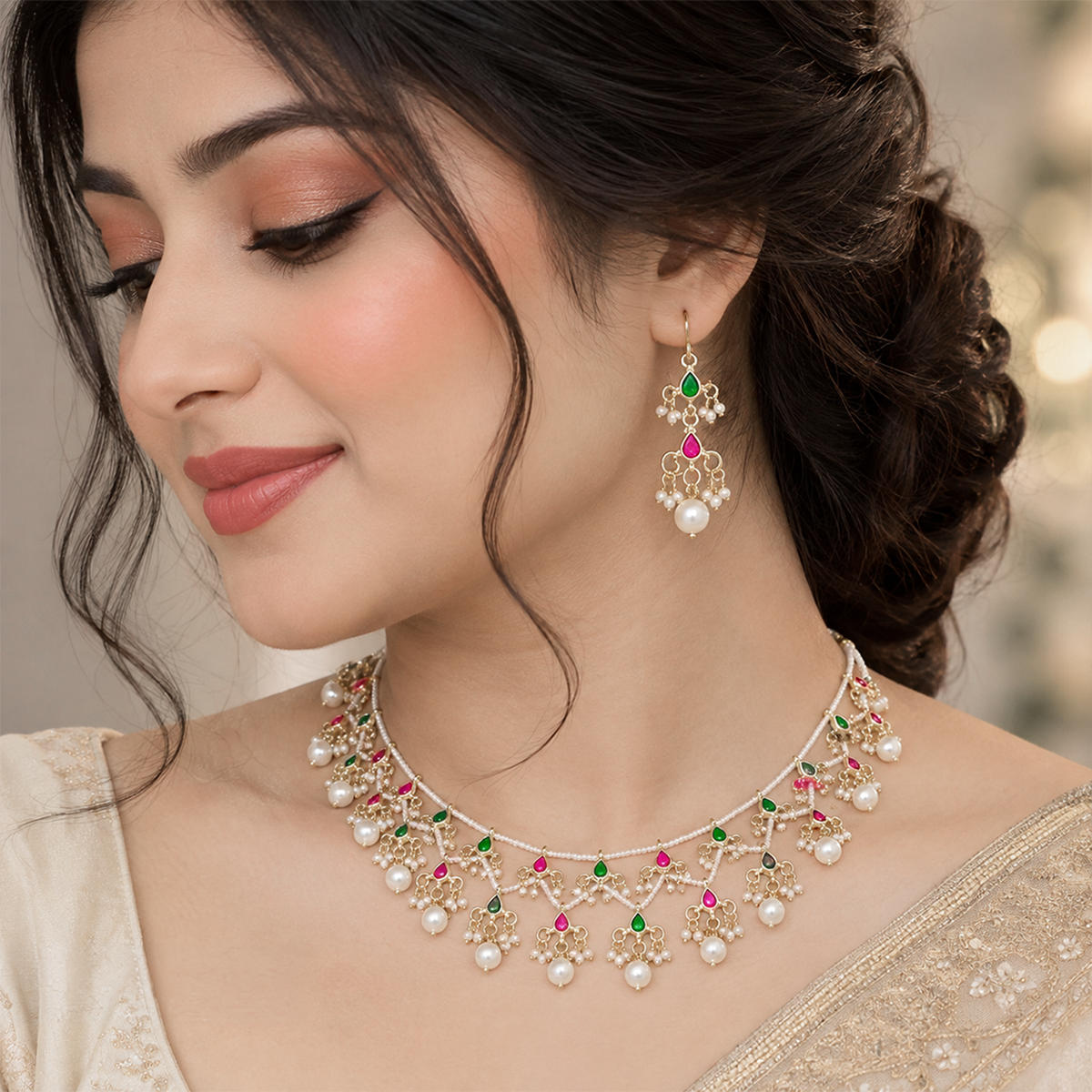 Pakistani Nayra Necklace Set