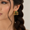 Heritage Golden Lotus Necklace Set