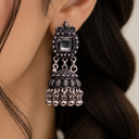Royal Heritage Oxidised Silver Necklace Set