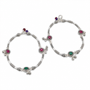 Rajasthani Ghungroo Stone Anklet Payel