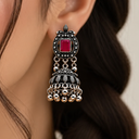 Royal Heritage Oxidised Silver Necklace Set
