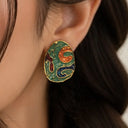 Classical Ocean Plate Earrings