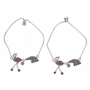 Rajsthani Anklet Payel Nupur (Peacock )
