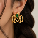 Heritage Golden Lotus Necklace Set