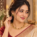 Heritage Golden Lotus Necklace Set