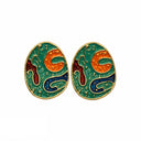 Classical Ocean Plate Earrings