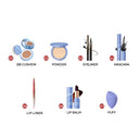 Complete Makeup Edit · 7PC – Face Makeup, waterproof feature