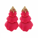 Layered Petal Drop Earrings
