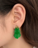 Layered Petal Drop Earrings – Jewellery, product detail 2