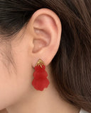 Layered Petal Drop Earrings – Jewellery, product detail 4